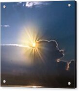 A Starry Cloudy Sunrise Acrylic Print