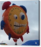 A Stop Watch At The Ablbuquerque International Balloon Fiesta Acrylic Print