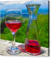 A Taste Of Wine Country Acrylic Print