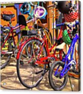 A Whole Bunch Of Bikes Acrylic Print