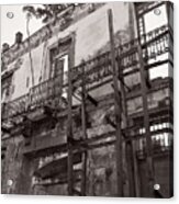 Abandoned Havana Building Acrylic Print