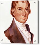 Abraham Baldwin - Signers Of The U.s. Constitution Acrylic Print
