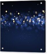 Abstract Blurred Bokeh Light Background Acrylic Print