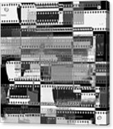 Abstract collage of celluloid film strips Photograph by Michal Boubin -  Fine Art America