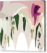 Abstract Floral Acrylic Print