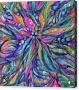 Abstract Flower Acrylic Print