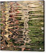 Abstract Tree Reflections, Wallace Island, Gulf Islands, British Columbia Acrylic Print