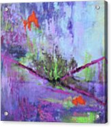 Abstract With Center Acrylic Print