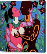 Adam And Eve Acrylic Print