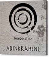 Adinkra Adinkrahene Acrylic Print