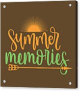 Adventurer Gift Summer Memories Acrylic Print
