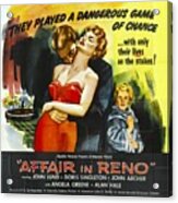 ''affair In Reno'', 1957 Acrylic Print