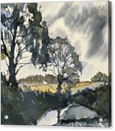 After Rain On The Road To Duggleby Acrylic Print