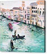 Afternoon In Venice Acrylic Print