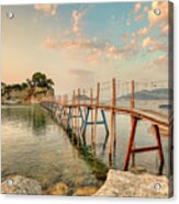 Agios Sostis Island In Zakynthos, Greece Acrylic Print