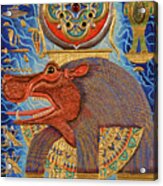 Akem-shield Of Taweret Who Belongs To The Doum Palm Acrylic Print