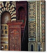 Al-nasir Muhammad Mosque Interior Acrylic Print