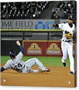 Alexei Ramirez And Rene Rivera Acrylic Print