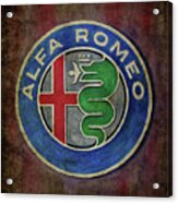 Alfa Romeo - The Mechanics Of Emotion Acrylic Print