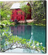 Alley Spring Mill In Spring - Ozark National Scenic Riverways Acrylic Print