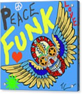 Allstars Peace Love Funk Acrylic Print