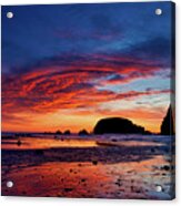 Amazing Whaleshead  Beach Sunset Acrylic Print