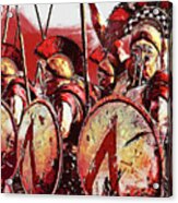Ancient Warriors, Spartiates - 14 Acrylic Print