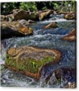 And The River Flows On Acrylic Print