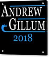 Andrew Gillum Blue Wave 2018 Florida Acrylic Print