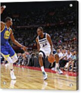Andrew Wiggins And Kevin Durant Acrylic Print