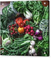 Another Veggie Tablescape Acrylic Print