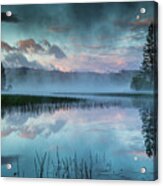 Antelope Lake Reflective Dawn Acrylic Print