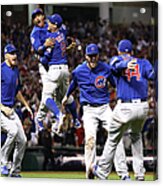Anthony Rizzo And Kris Bryant Acrylic Print