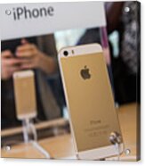 Apple's Latest Iphone Models Go On Sale Across U.s. Acrylic Print