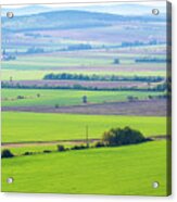 Arable Land In Spring Acrylic Print