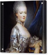 Archduchess Maria Antonia Of Austria By Joseph Ducreux Classical Fine Art Old Masters Reproduction Acrylic Print