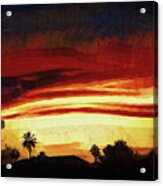 Arizona Sunset Acrylic Print