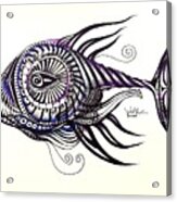 Asynchronous Hate Fish Acrylic Print