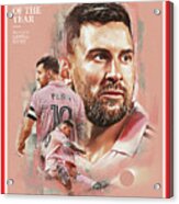 Athlete Of The Year-lionel Messi Acrylic Print