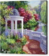 Atlanta Garden Gazebo Acrylic Print