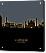 Augsburg Germany Skyline #64 Acrylic Print