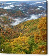 Autumn Blue Ridge Mountains Acrylic Print
