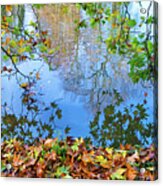 Autumn In Bruges Acrylic Print