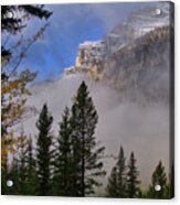 Autumn Mountain Light - Banff Acrylic Print