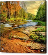 Autumn On Elk River Acrylic Print