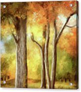 Autumn's Fleeting Glory Acrylic Print