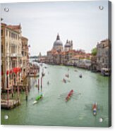 B0006871 - Regatta On The Gran Canal, Venice Acrylic Print