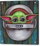Baby Yoda Fan Art #3 Acrylic Print