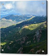 Backbone Trail Landscape Acrylic Print