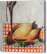 Baked Turkey Acrylic Print
